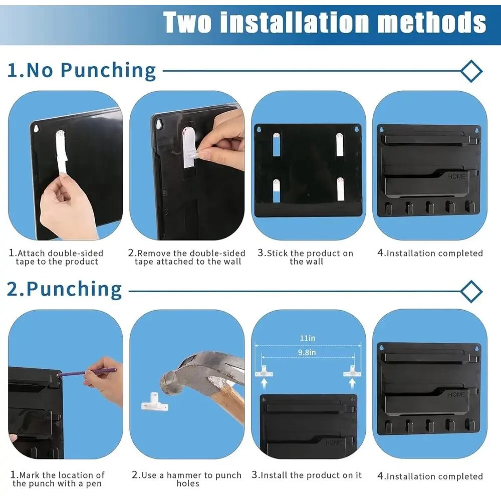 New in box Bedside wall black shelf measurements 8.9